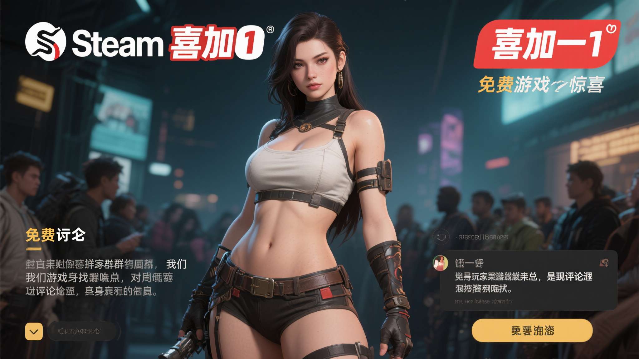 游侠晚报：Steam喜加一！《黑旗RE》女角色被嘲太胖
